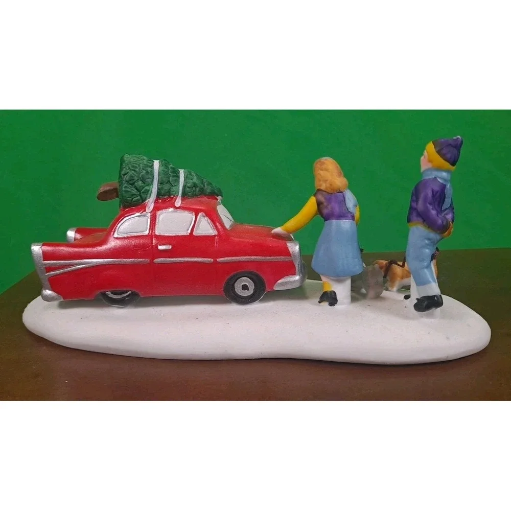 1998 Lemax Village Collection‎ Dickens Village Porcelain Table Piece Cool Wheels